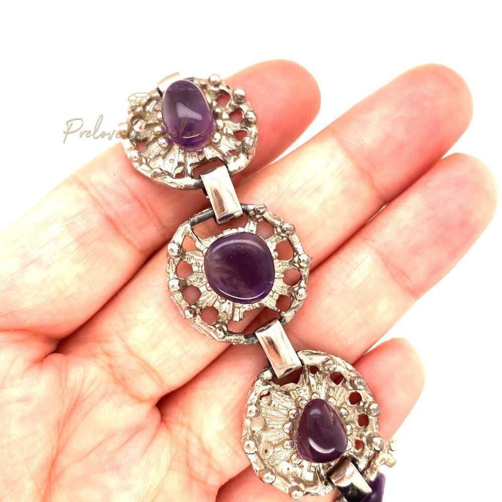 Amethysts Bracelet (d) - Picture 5 of 7